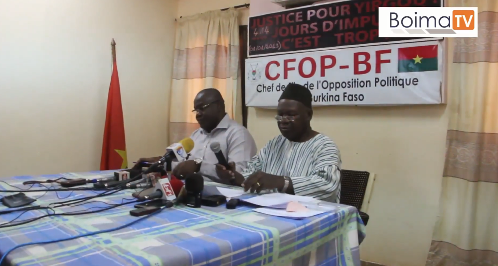 Politique : > fustige l’Opposition Politique lors de son point de presse à Ouagadougou. Mardi 18 Février 2020