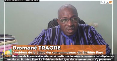 [#L_INTERVIEW] SOCIETE: «Nous sommes entrés en contact avec l’ARCEP, mais ils n’ont pas pu nous dire ce pourquoi il y a cette interruption…» se désole #Dasmané_TRAORE, Président de la #Ligue_des_consommateurs du BF.