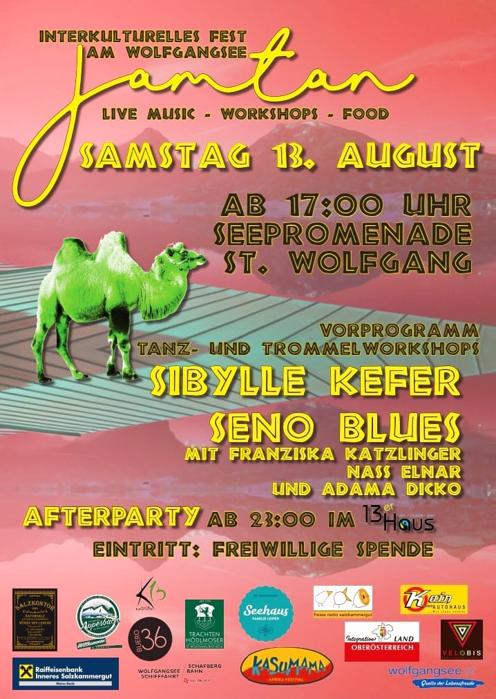 Jamtan Festival, Les 12 et 13 Août 2022 à wolfgangsee en Autriche.