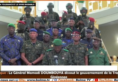 Le Général Mamadi DOUMBOUYA dissout le gouvernement de la transition guinéenne