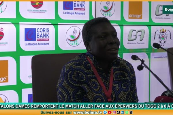 Les étalons dames remportent le match aller face aux éperviers du Togo 2 à 0 à Ouaga